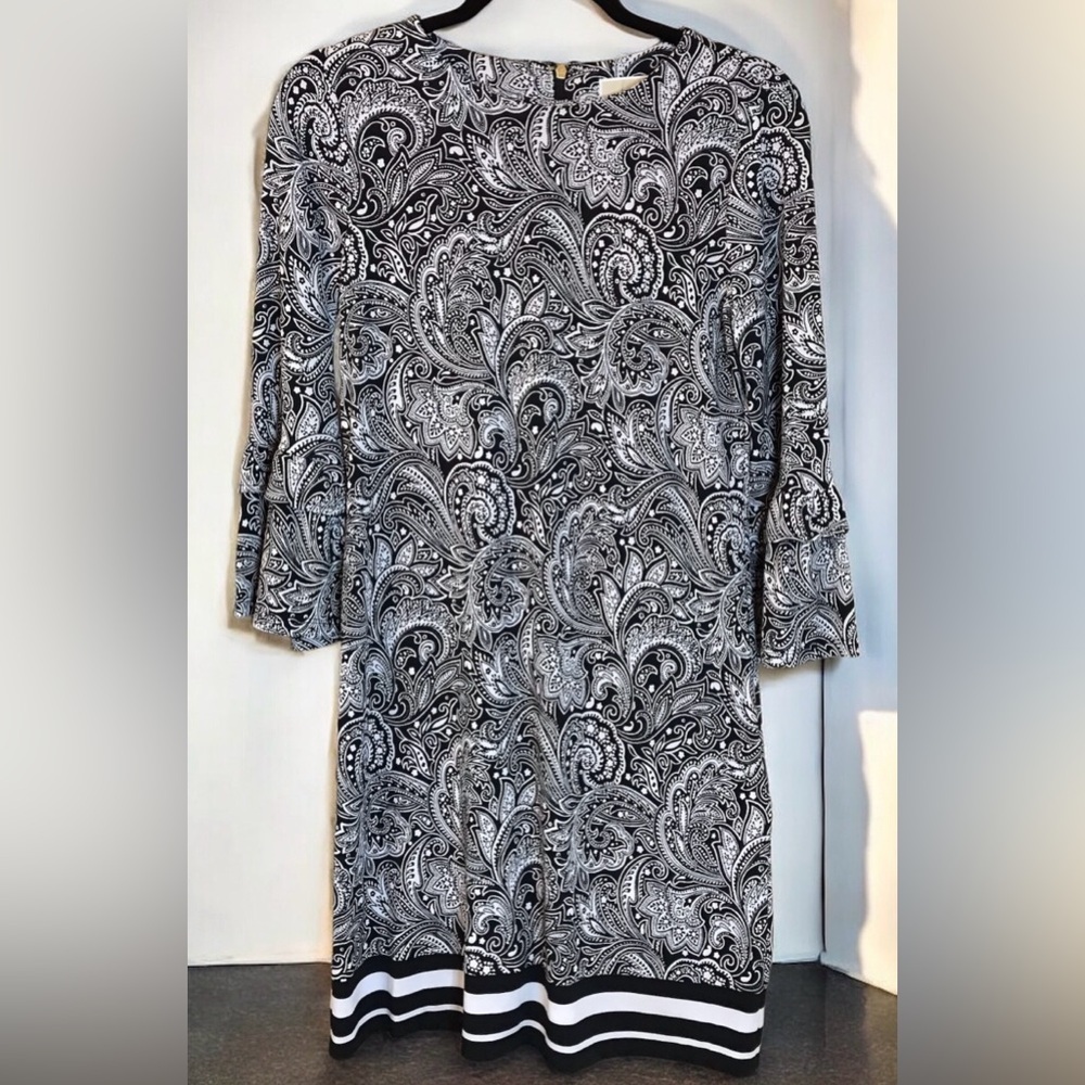 Michael Kors Black/White‎ Paisley Dress Sz XS (0)